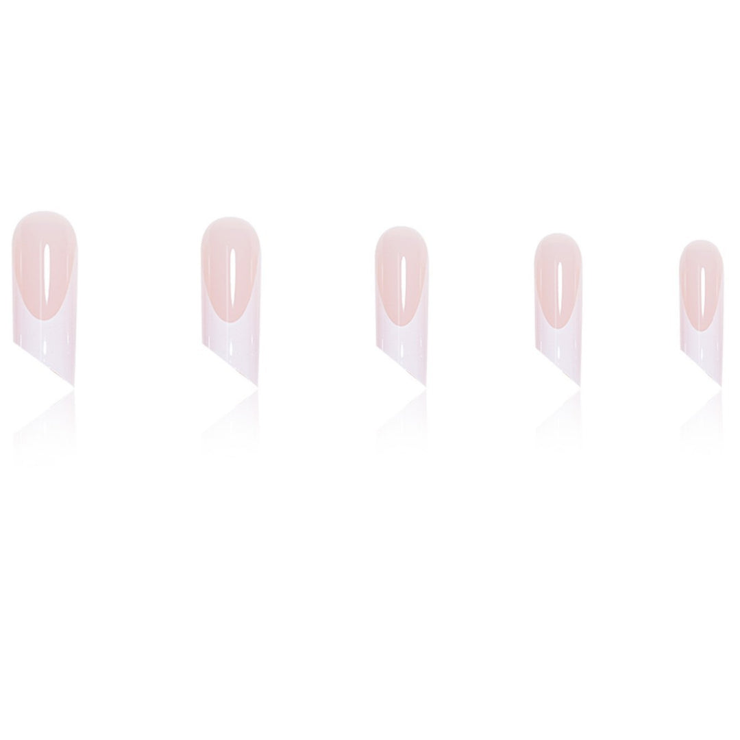 Elegante Französische Tipp Acrylnagelkunstverlängerungen Karnz