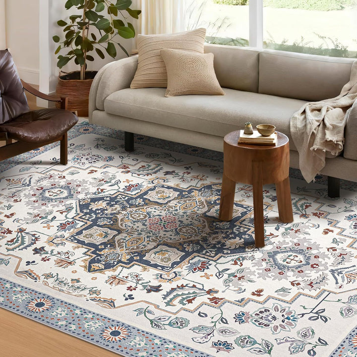 Premium Vintage Blumenmuster Teppich