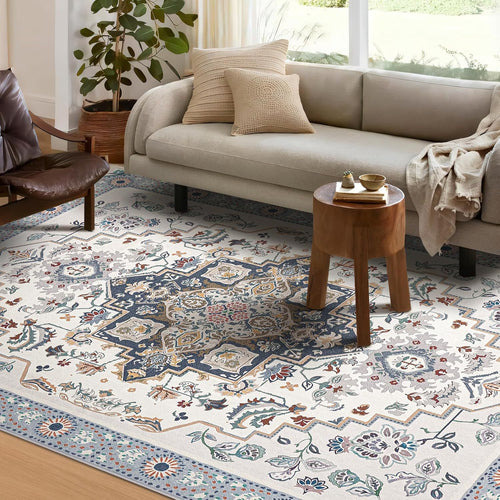 Premium Vintage Blumenmuster Teppich