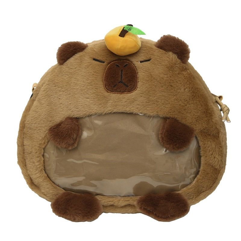 Plüsch Capybara Charakter Rucksack Karnz