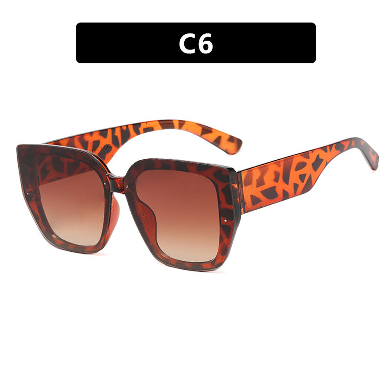 Damen oversized Sonnenbrille mit modischem Rahmen und UV-Schutz Karnz