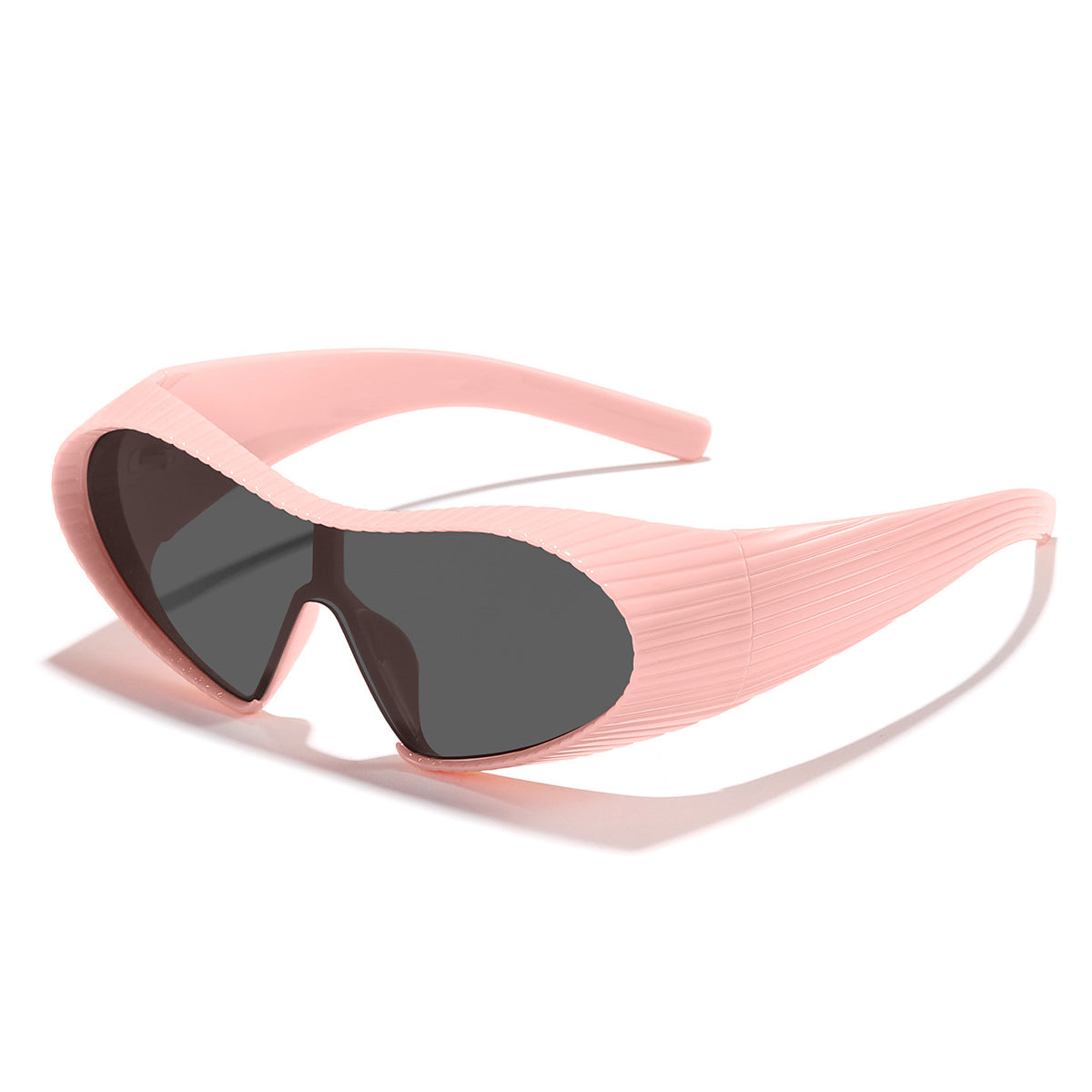 Damen trendy Sportsonnenbrille mit elastischem Rahmen Karnz