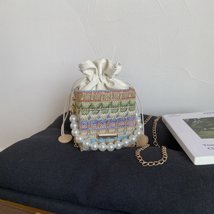 Charmante Mini Kordelzug Schultertasche Karnz