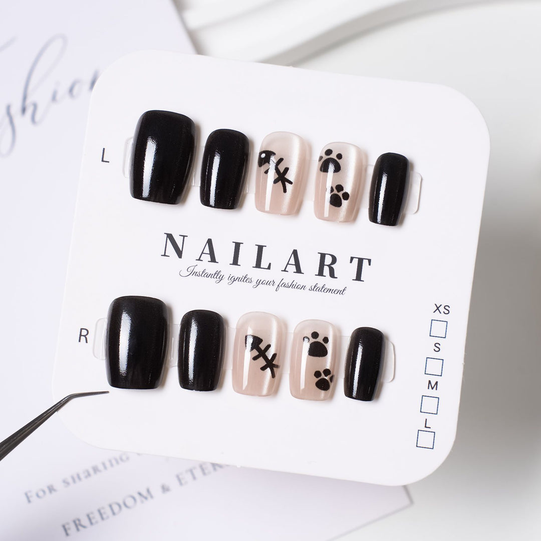 Kunstnägel mit Elegantem Ombre-Effekt und Glitzer Karnz