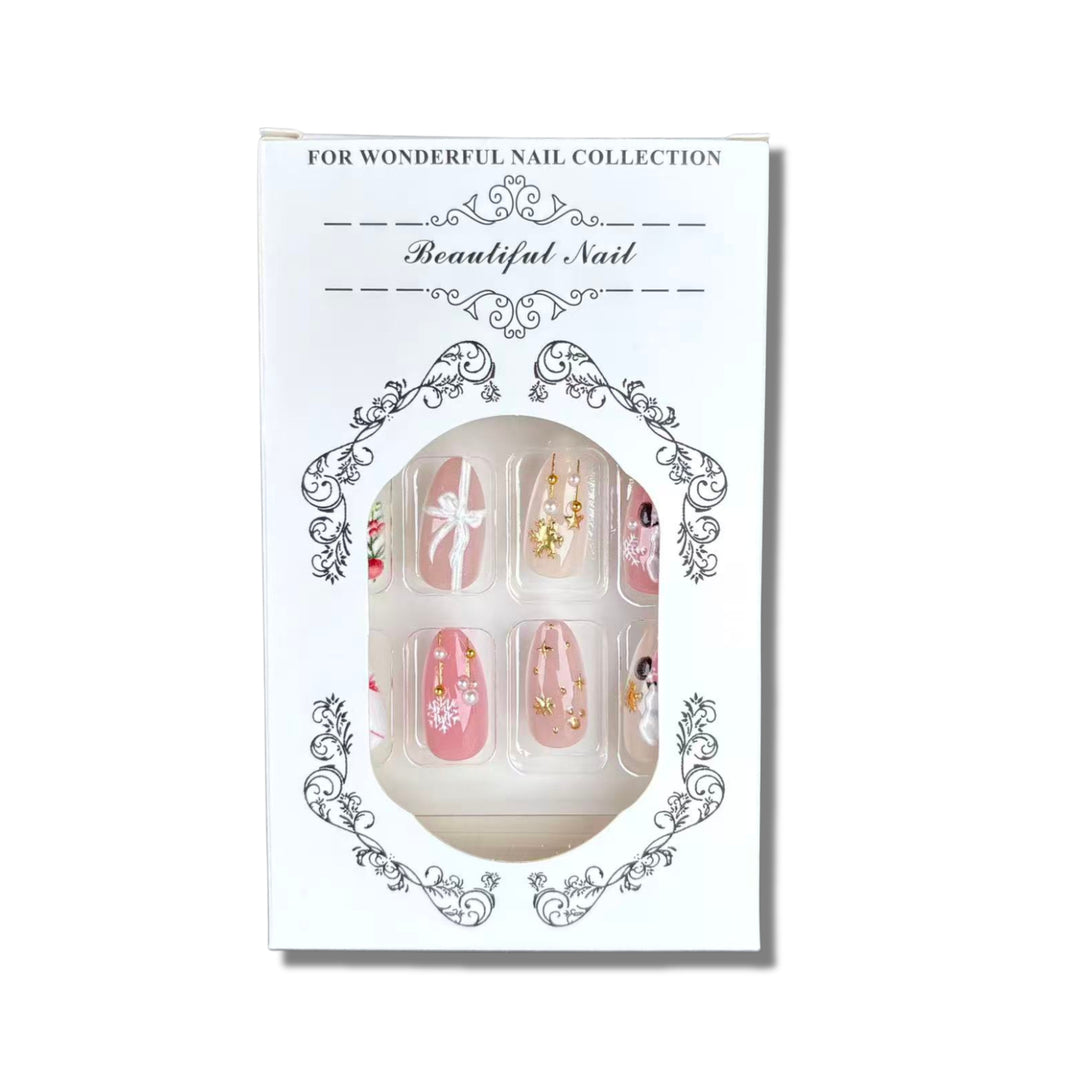 Festliches Themen-Urlaubs-Press-On-Nagelset