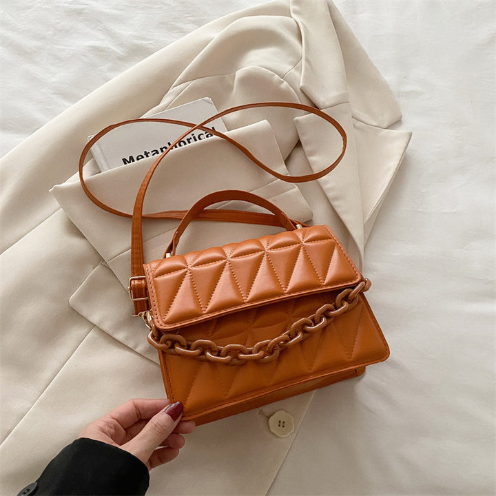 Gepolsterte Mini Satchel Handtasche Karnz