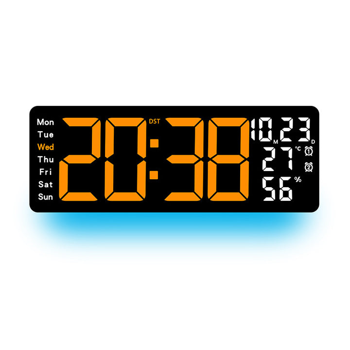 Digitaler Multifunktionswecker mit farbiger LED-Anzeige Karnz