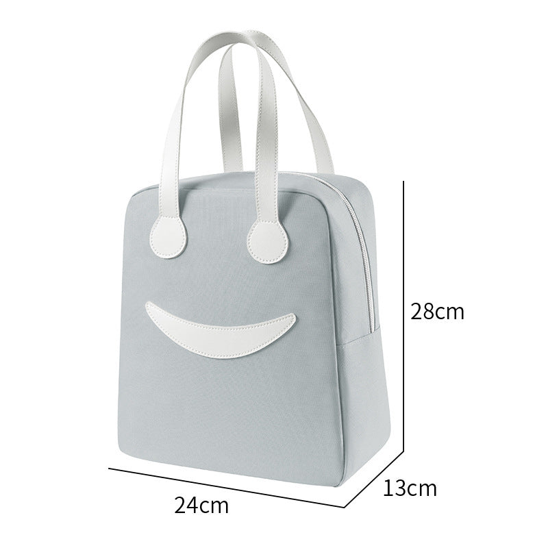 Süßes Smiley-Gesicht Lunchbag Karnz