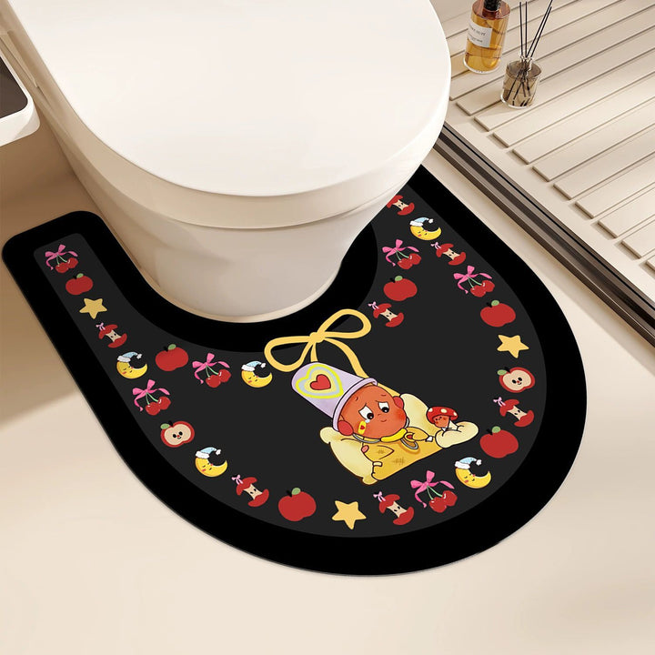 Niedlicher tiermotivierter Toilettenmatte