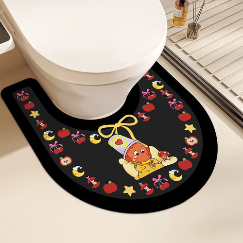 Niedlicher tiermotivierter Toilettenmatte