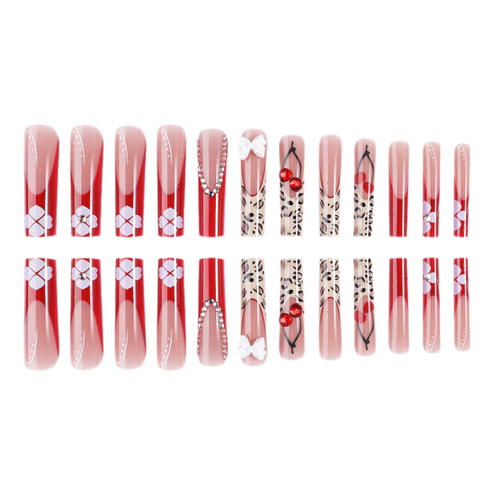 Künstlerisches Press-On Nagelset