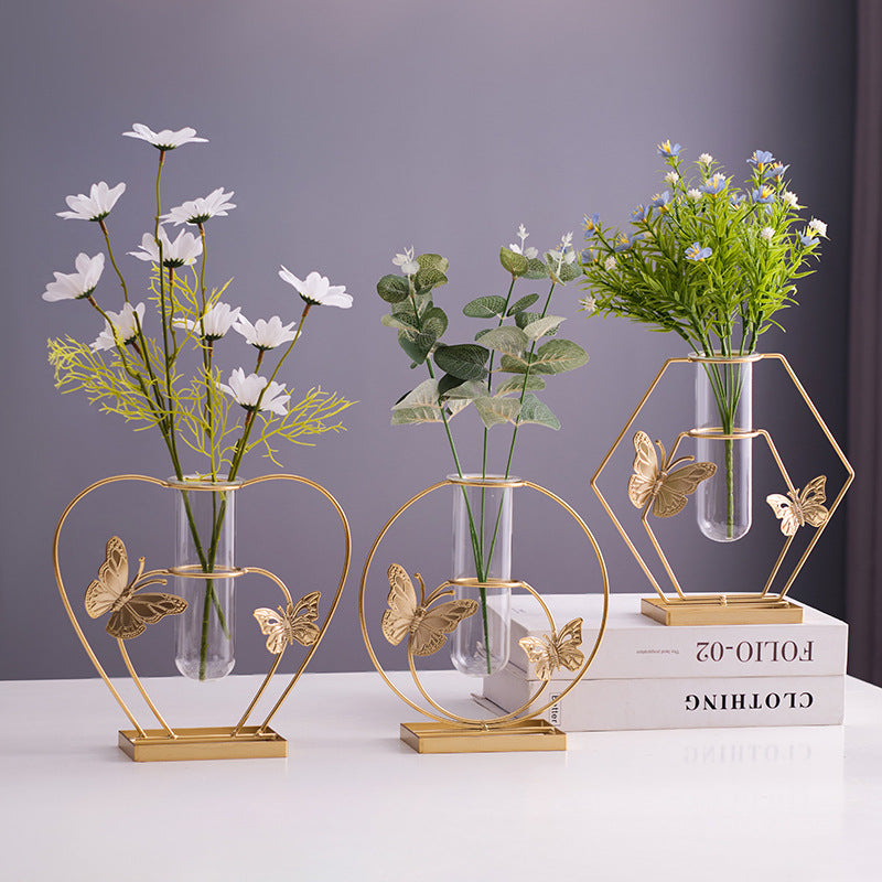 Geometrische Schmetterlings-Dekor-Vasenhalter