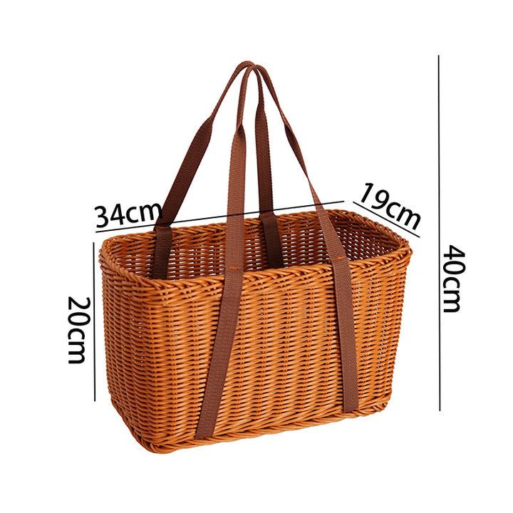 Woven Market Tote Basket Karnz