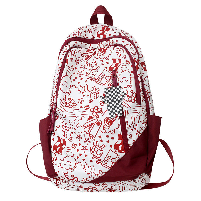 Spaß Bedruckter Grafik Schulrucksack Karnz