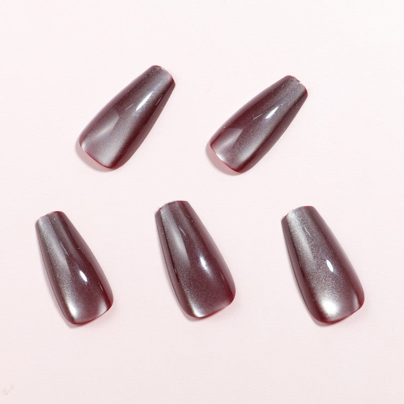 Kurze Mandel Press-On Nagelset Karnz
