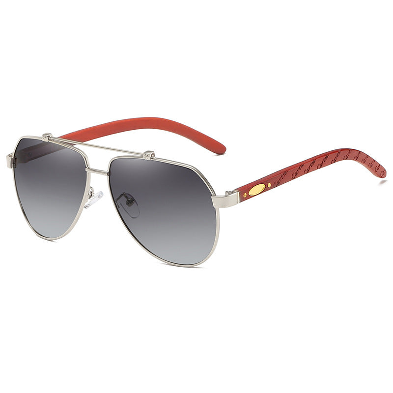 Damen Pilotensonnenbrille mit hochwertigem Metallrahmen und flexiblen Komfortbügeln Karnz
