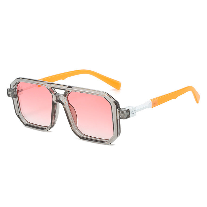 Fette Übergroße Achtkantige Sonnenbrille Karnz