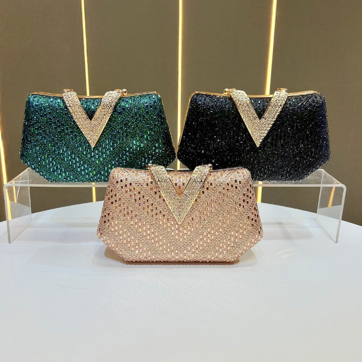 Glamouröse Abend-Clutch