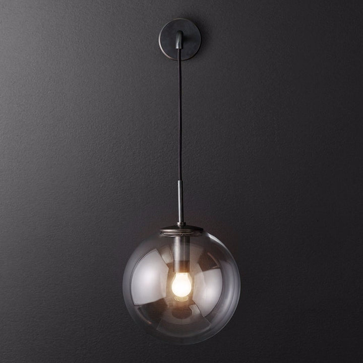 Stilvolle Globus Pendelleuchte