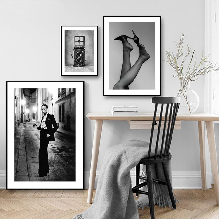 Vintage Inspirierte Gerahmte Kunstdruck