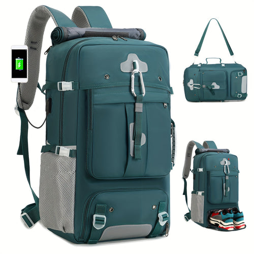 Unisex Multifunktionaler Rucksack mit integrierter Powerbank-Funktion Karnz