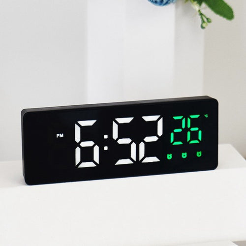 Digitaler Tischwecker mit Temperaturanzeige und Led-Display Karnz