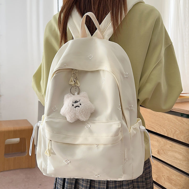 Frauen bestickter Alltags-Rucksack Karnz