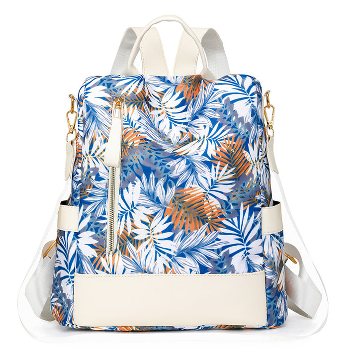 Blumenmuster Mehrfachfach Rucksack Karnz
