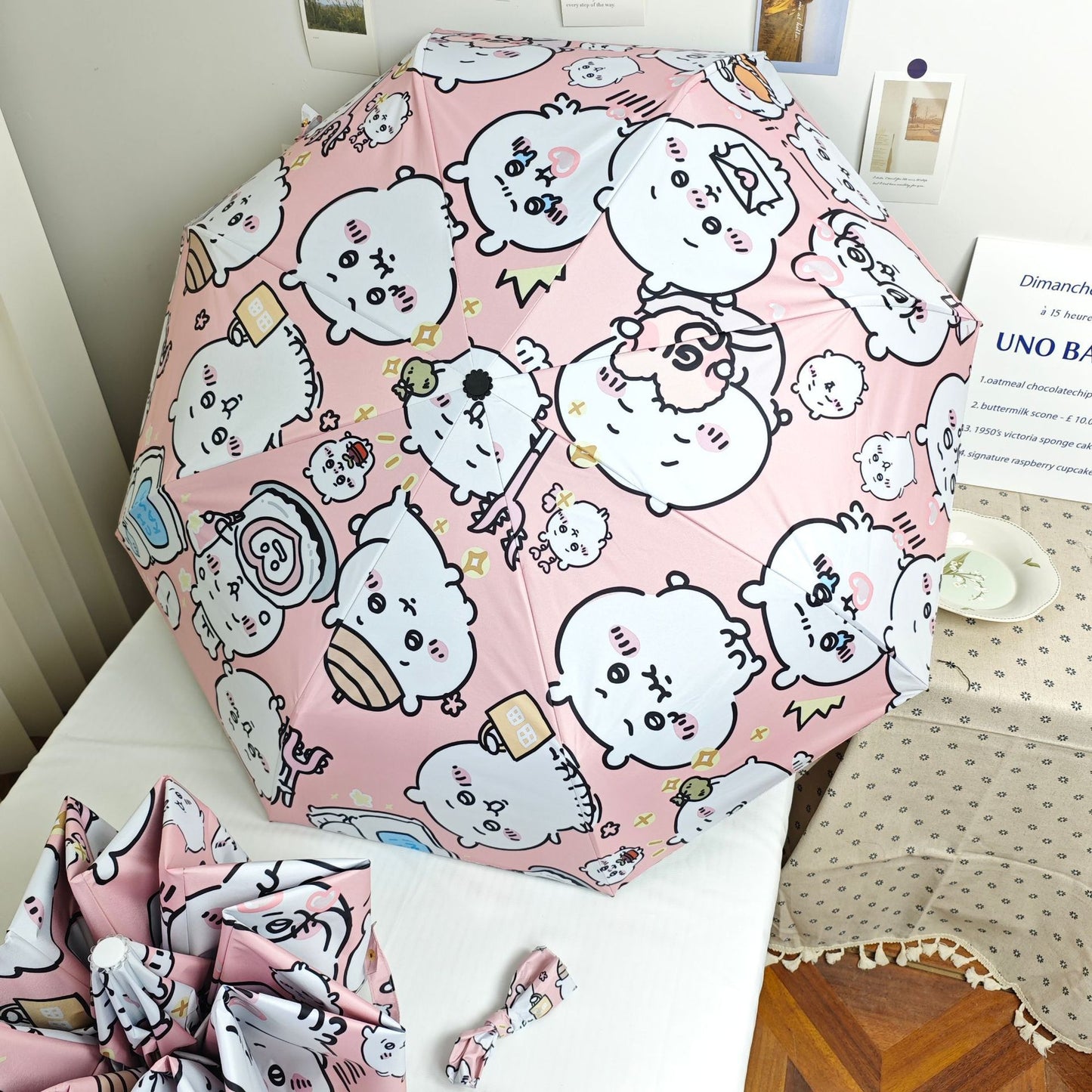 Damen Faltbarer Regenschirm mit humorvollem Tierdesign Karnz