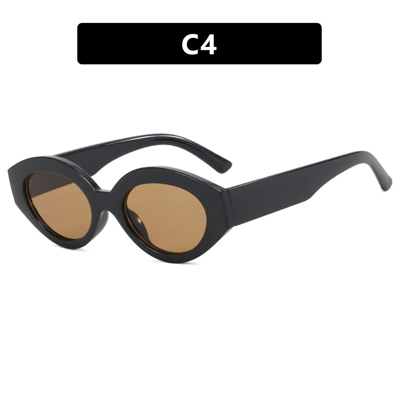 Damen kreative Sonnenbrille im eleganten Retro-Stil Karnz