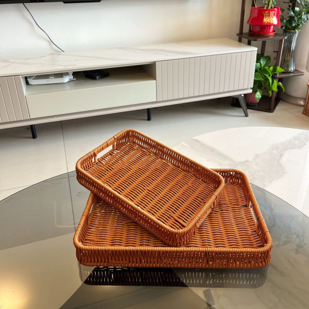 Woven Fruit Serving Tray Karnz