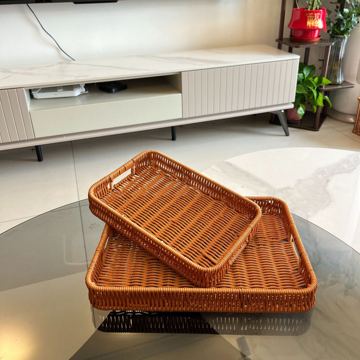 Woven Fruit Serving Tray Karnz