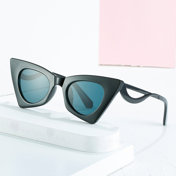 Damen Cat-Eye Sonnenbrille mit eleganten Design-Elementen Karnz