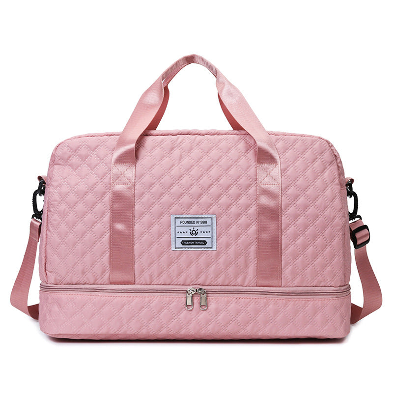 Stylische gesteppt Reis Duffle Bag Karnz