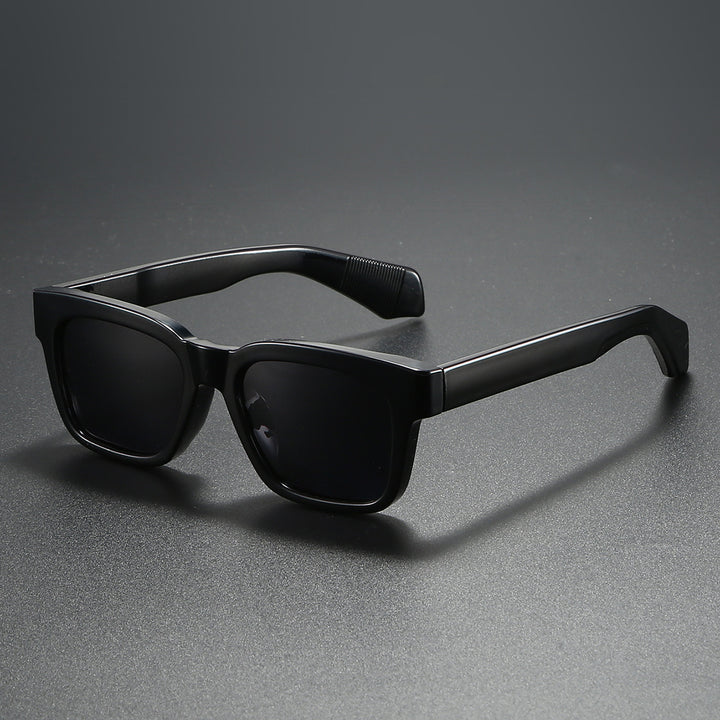 Damen quadratische Sonnenbrille mit markantem Schildpatt-Muster Karnz