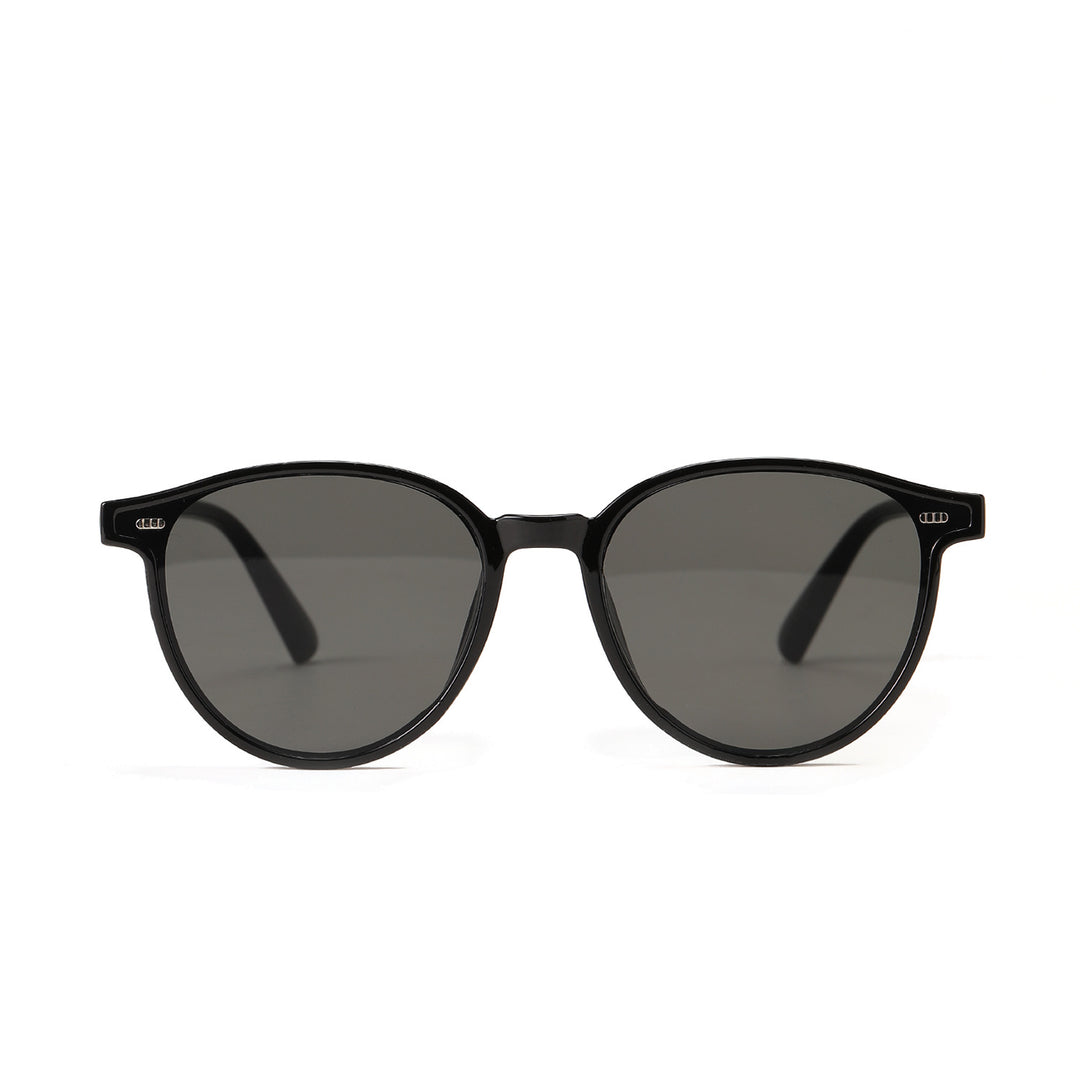 Damen stilvolle Sonnenbrille mit elegantem transparentem Rahmen Karnz