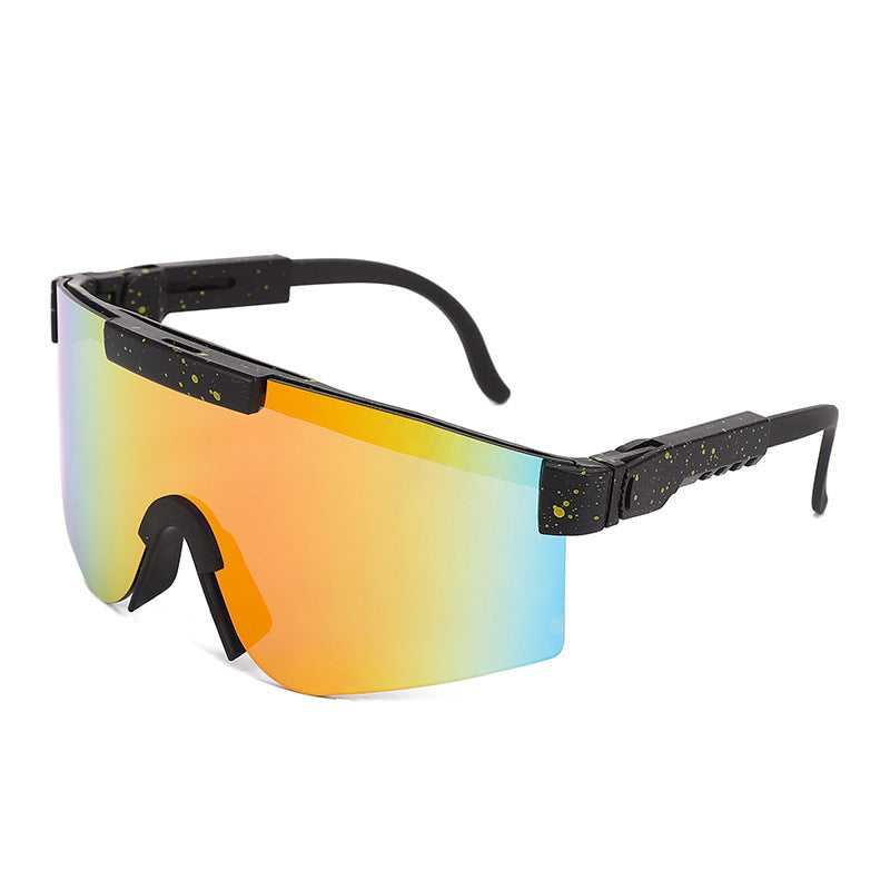 Damen Sportliche Statement-Sonnenbrille im modernen Design Karnz