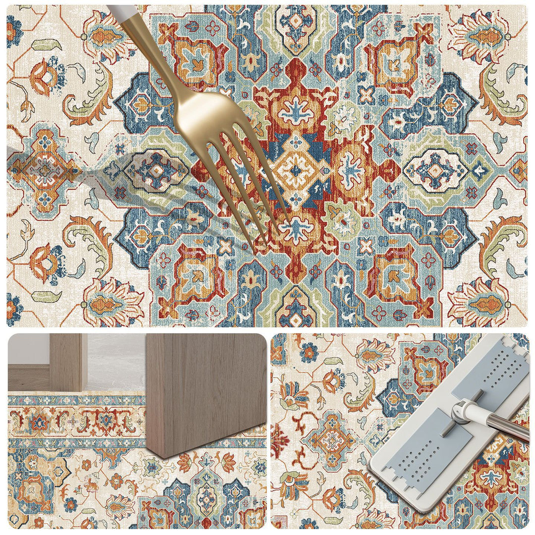 Elegante von Vintage inspirierte Badematte Karnz