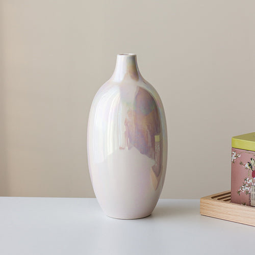 Elegante glänzende Keramikvase