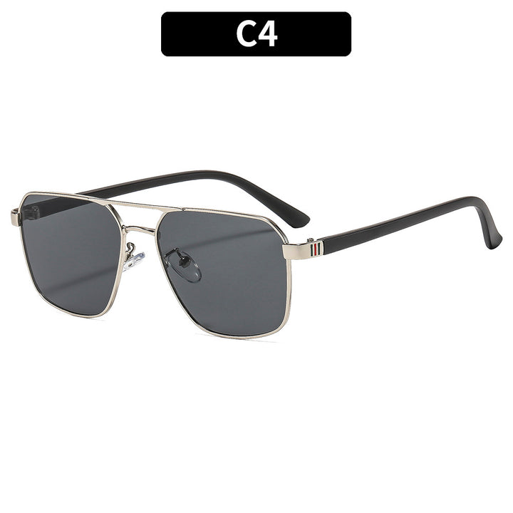 Premium Geometrische Aviator Sonnenbrille