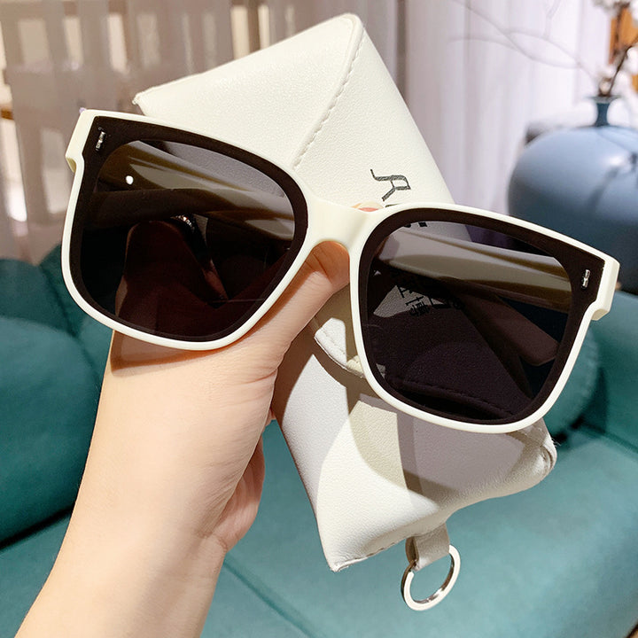 Damen Modische Sonnenbrille im trendigen quadratischen Design Karnz