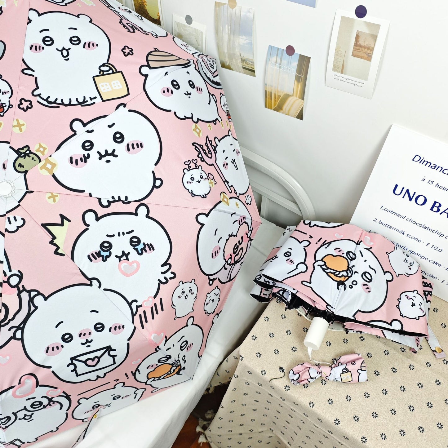 Damen Faltbarer Regenschirm mit humorvollem Tierdesign Karnz
