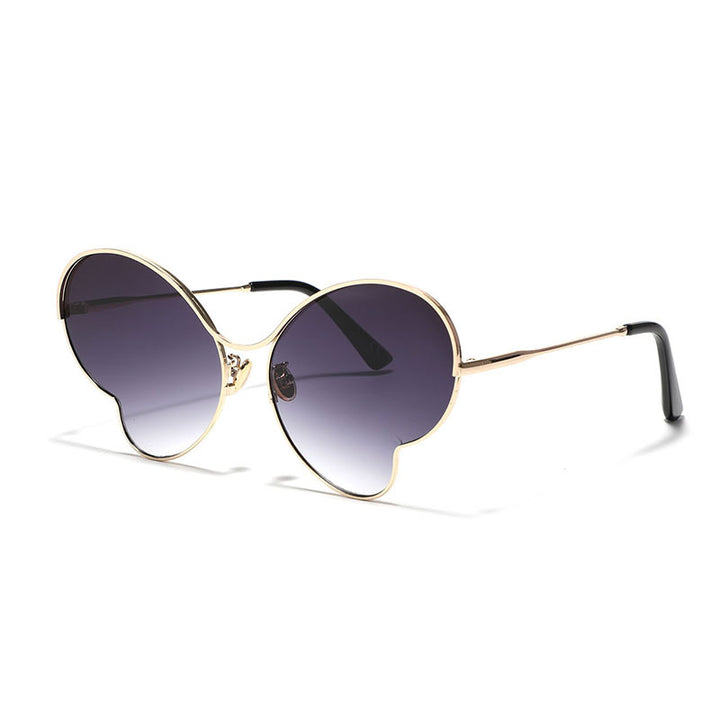 Damen extravagant designte Schmetterlingsbrille Karnz