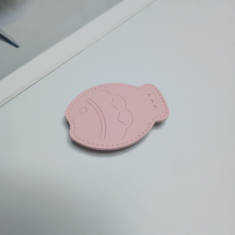 Fischförmiger Leder Handyhalter Karnz