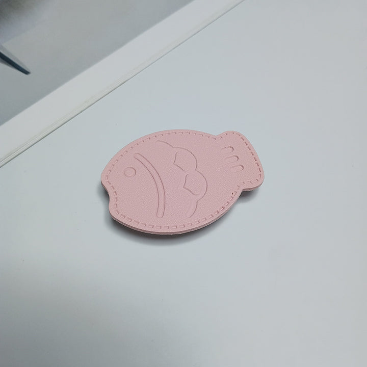 Fischförmiger Leder Handyhalter Karnz