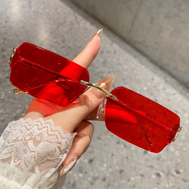 Damen oversized Sonnenbrille mit hochwertigem Metallrahmen und polarisierten Gläsern Karnz