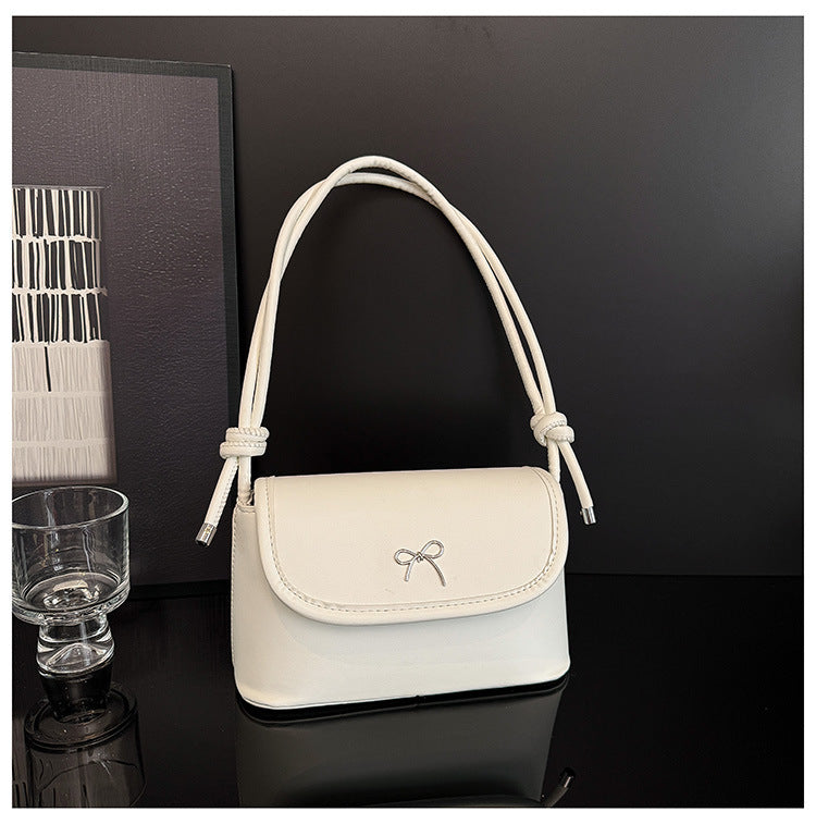 Minimalistische Schleifen-Detail Crossbody-Handtasche Karnz