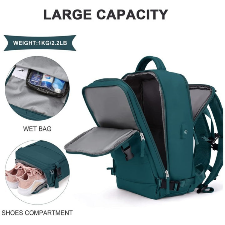 Praktischer Reisetasche mit Separatem Organizer Karnz