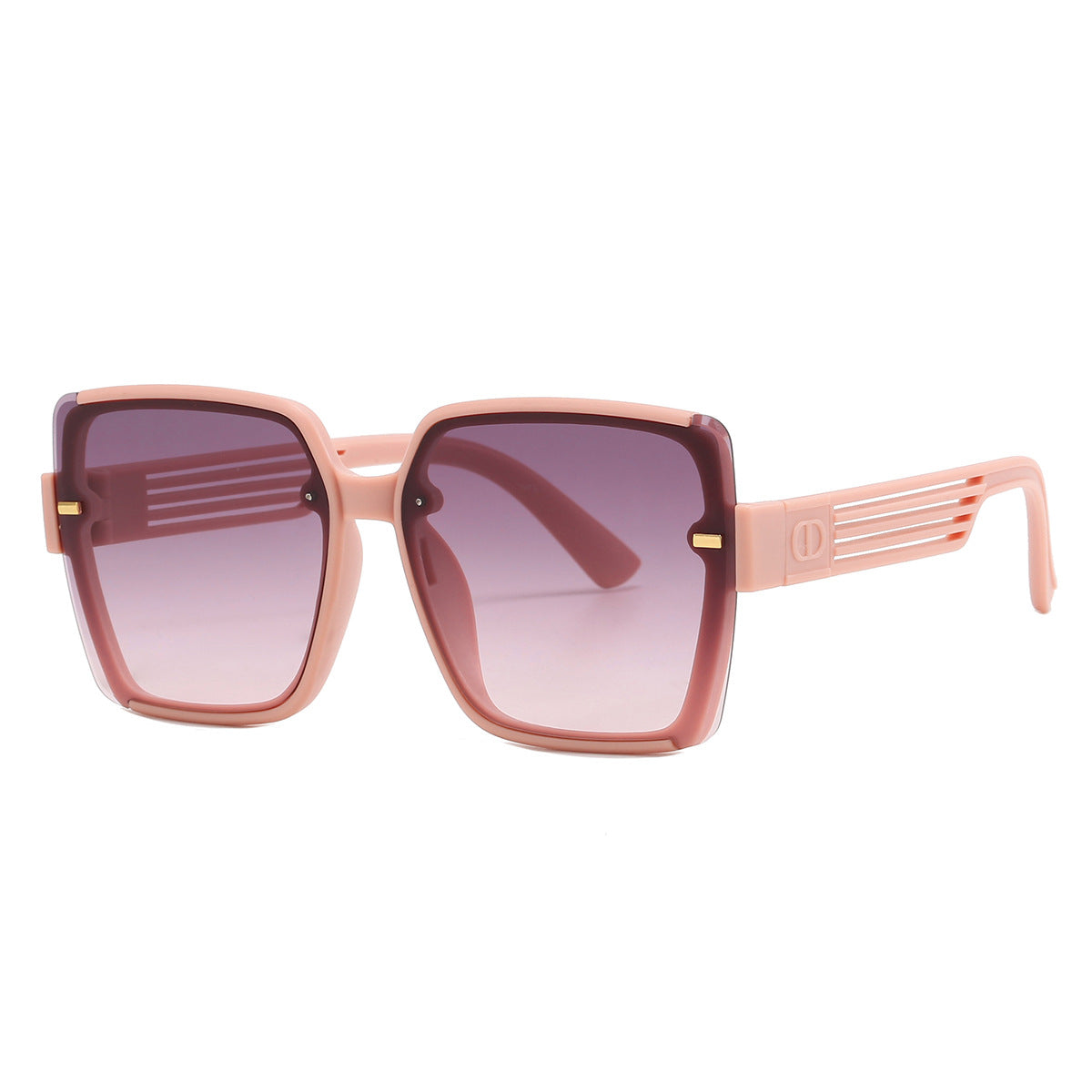 Damen trendige quadratische Sonnenbrille mit UV-Schutz und modischem Gestell Karnz
