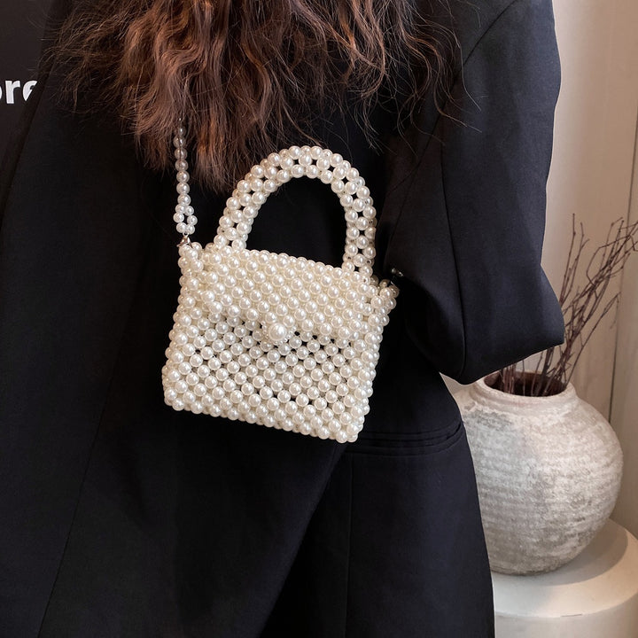 Elegante Perlen Abendhandtasche  1791041718